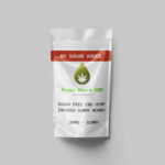 SUGAR FREE CBD HEMP INFUSED GUMMY WORMS FOR PAIN AND STRESS (30pcs)