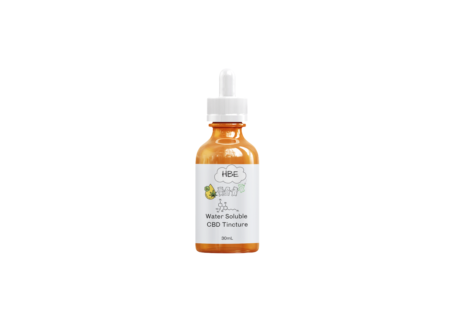 Water Soluble CBD Tincture – Unflavored – THC Free Water Soluble CBD Tincture - Unflavored - THC Free - Image 1