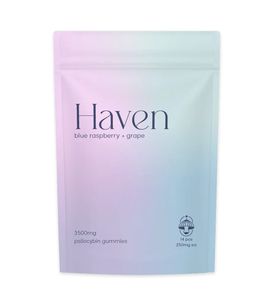 haven.raspberry.grape_ Mushroom Gummies - Image 1